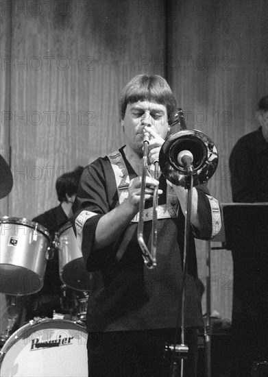 Bill Watrous, Fairfield Halls, Croydon, London, July 1985. Creator: Brian O'Connor.