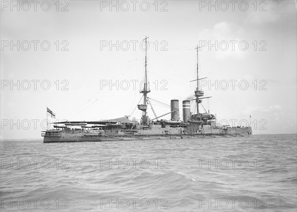 'HMS Hindustan', 1911. Creator: Kirk & Sons of Cowes.