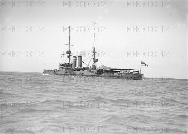 'HMS Hindustan', 1911. Creator: Kirk & Sons of Cowes.