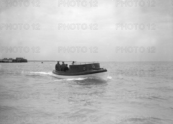 Mitcham 35ft steel motor launch. Creator: Kirk & Sons of Cowes.