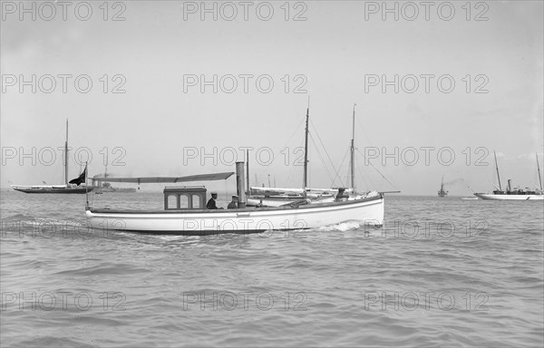 W. White & Sons launch, 1911. Creator: Kirk & Sons of Cowes.