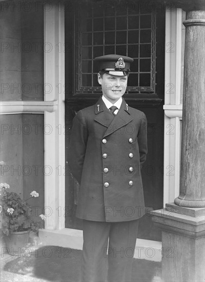 Prince Edward at the Royal Naval College, Osborne, Isle of Wight, c1909.  Creator: Kirk & Sons of Cowes.