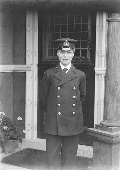 Prince Edward at the Royal Naval College, Osborne, Isle of Wight, c1909.  Creator: Kirk & Sons of Cowes.