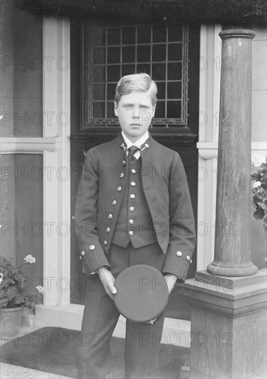 Prince Edward at the Royal Naval College, Osborne, Isle of Wight, c1909.  Creator: Kirk & Sons of Cowes.