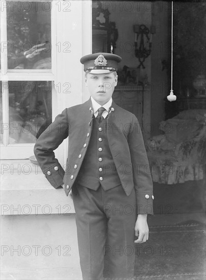 Prince Edward at the Royal Naval College, Osborne, Isle of Wight, c1909.  Creator: Kirk & Sons of Cowes.