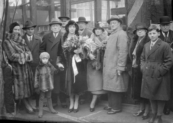 Christening Group for the Yugoslavian 'Bakar', J Samuel White and Co, Cowes, Isle of Wight, 1931. Creator: Kirk & Sons of Cowes.