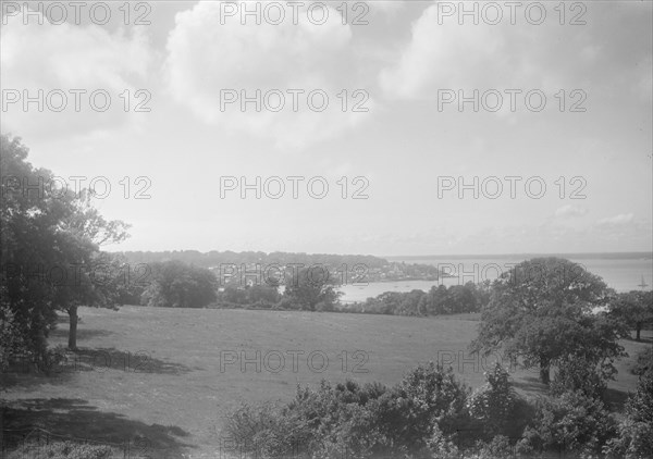 View of Spring Hill, Cowes, Isle of Wight, c1930. Creator: Kirk & Sons of Cowes.