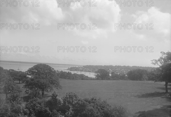 View of Spring Hill, Cowes, Isle of Wight, c1930. Creator: Kirk & Sons of Cowes.