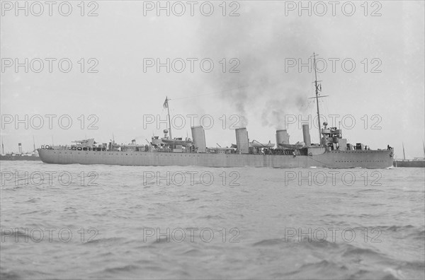 'HMS Faulknor', 1914. Creator: Kirk & Sons of Cowes.