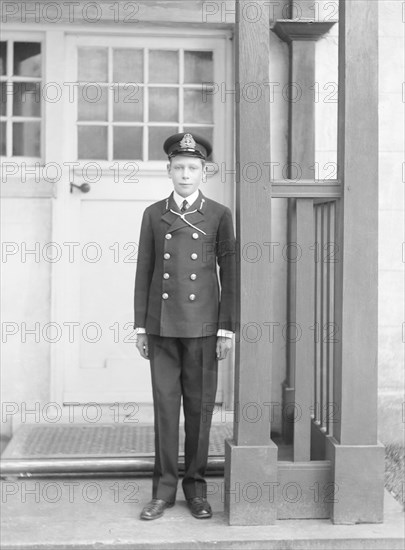 Prince Albert at the Royal Naval College, Osborne, Isle of Wight, 1910. Creator: Kirk & Sons of Cowes.