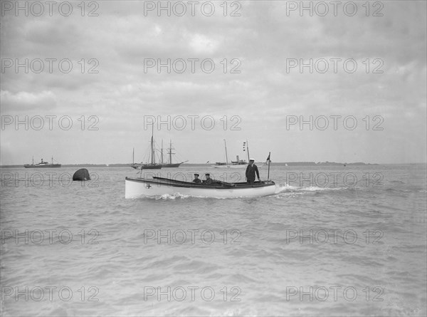 Duke of Leeds motor launch. Creator: Kirk & Sons of Cowes.