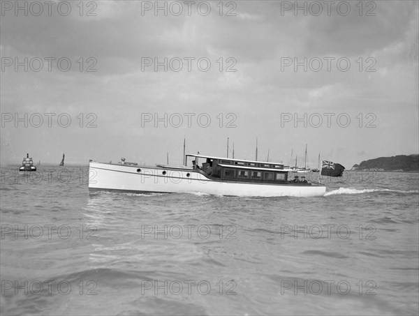 Wolseley 45ft cabin launch. Creator: Kirk & Sons of Cowes.