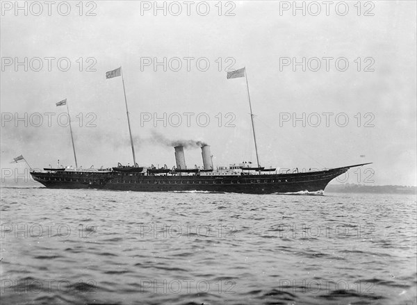 The Royal Yacht 'HMY Victoria and Albert' (1899). Creator: Kirk & Sons of Cowes.