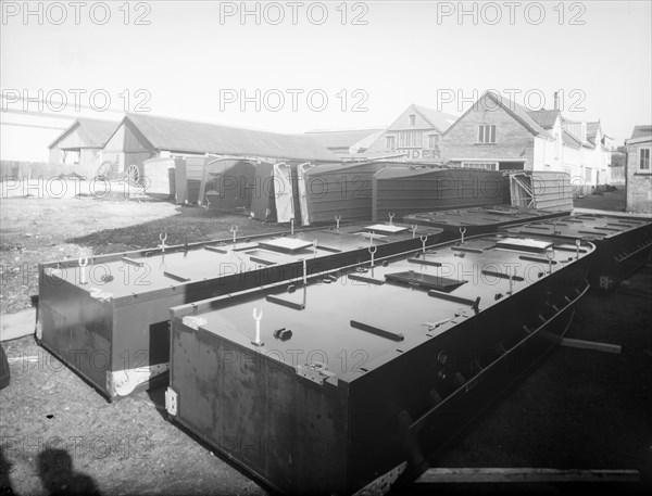 Saunders Shipyard (Interior), Cowes, 1938. Creator: Kirk & Sons of Cowes.