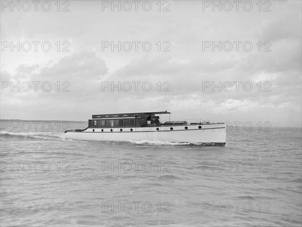 Cabin cruiser D.G.S.P., 1913. Creator: Kirk & Sons of Cowes.