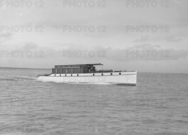 Cabin cruiser D.G.S.P., 1913. Creator: Kirk & Sons of Cowes.