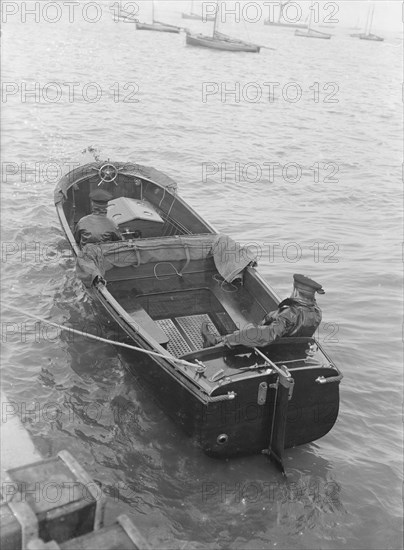 Venetia's Wolseley motor launch, 1914. Creator: Kirk & Sons of Cowes.