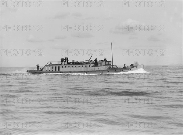 The firefloat 'Delta II', 1912. Creator: Kirk & Sons of Cowes.