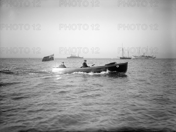 Wolseley motor launch, 1911.  Creator: Kirk & Sons of Cowes.