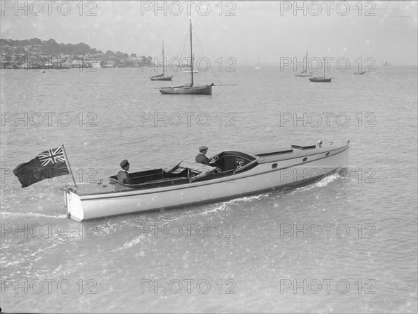 Wolseley motor launch, 1914. Creator: Kirk & Sons of Cowes.