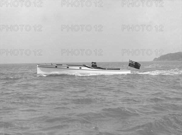 The Wolseley motor launch 'Maia', 1914. Creator: Kirk & Sons of Cowes.