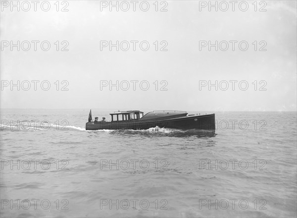 Wolseley motor launch, 1913. Creator: Kirk & Sons of Cowes.