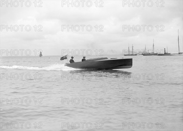 Wolseley hydroplane, 1912. Creator: Kirk & Sons of Cowes.