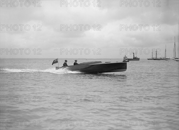 Wolseley hydroplane, 1912. Creator: Kirk & Sons of Cowes.