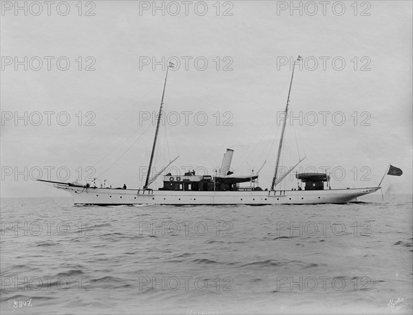 The steam yacht 'Anemone'. Creator: Kirk & Sons of Cowes.