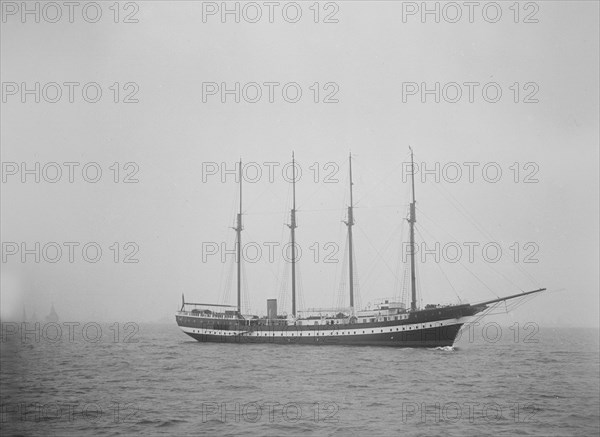 'Flying Cloud' at the Coronation Review, 1937. Creator: Kirk & Sons of Cowes.