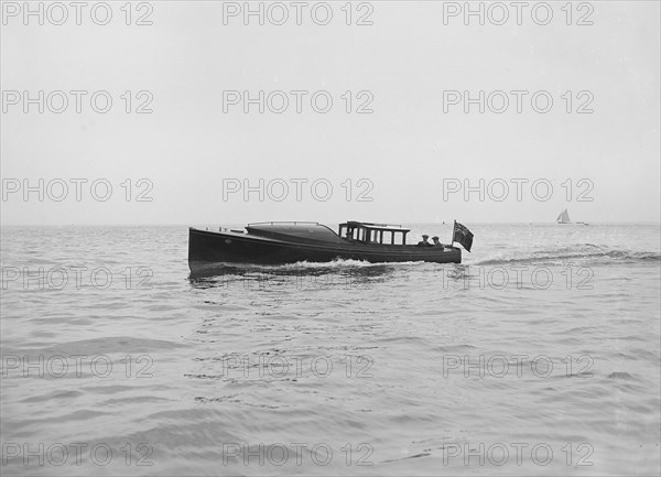 Wolseley motor launch, 1913. Creator: Kirk & Sons of Cowes.