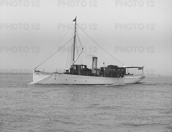 The steam yacht 'Shawnee', 1912. Creator: Kirk & Sons of Cowes.
