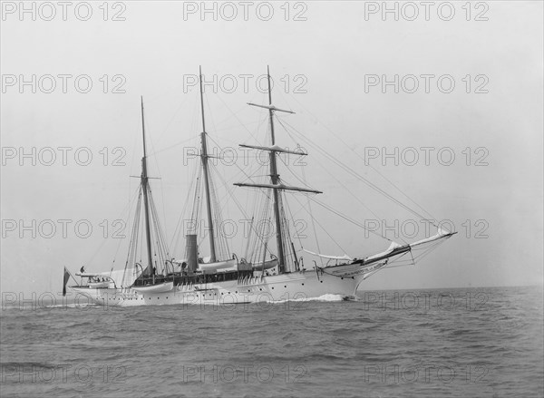 The steam yacht 'Norseman'. Creator: Kirk & Sons of Cowes.