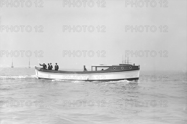 Mitcham motor launch, 1911. Creator: Kirk & Sons of Cowes.