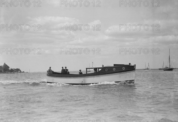 Mitcham motor launch, 1911. Creator: Kirk & Sons of Cowes.