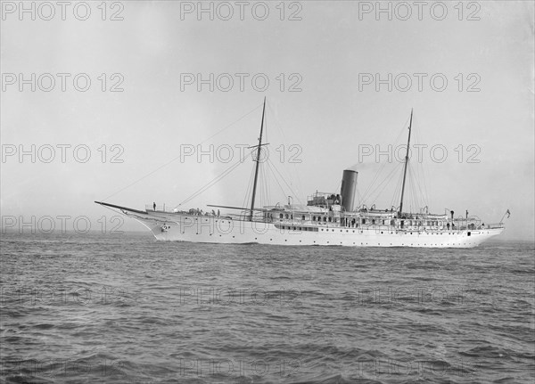 Steam yacht 'Liberty', 1914. Creator: Kirk & Sons of Cowes.