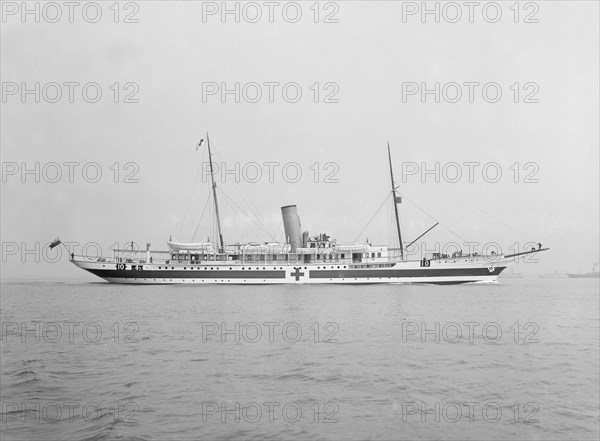 Steam yacht 'Liberty', 1914. Creator: Kirk & Sons of Cowes.