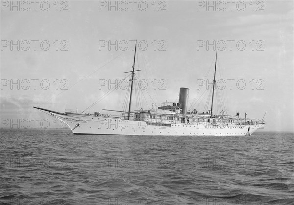 Steam yacht 'Liberty', 1914. Creator: Kirk & Sons of Cowes.