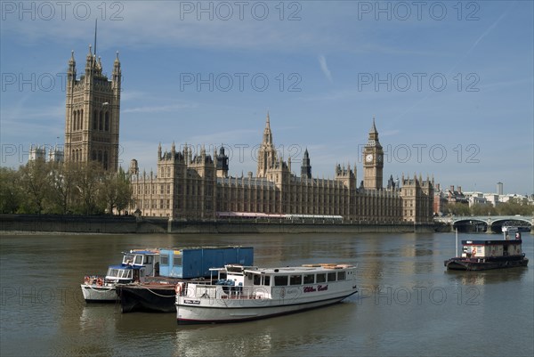 Riverwalk across Parliament, 2005. Creator: Ethel Davies.