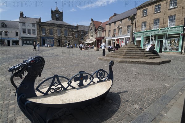 Alnwick Mkt Pl, 2009. Creator: Ethel Davies.