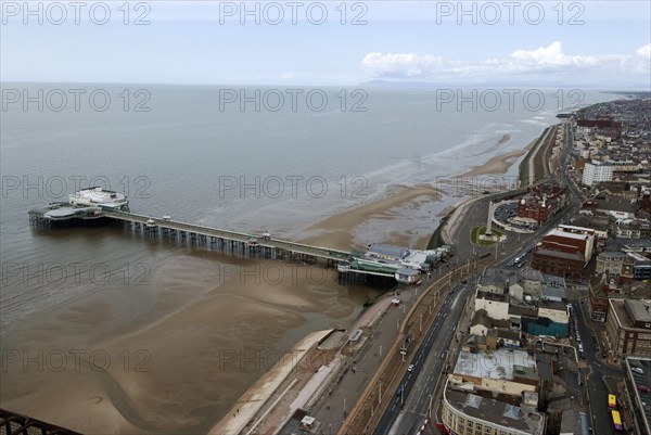 Blackpool, view from Tower, 2009. Creator: Ethel Davies.