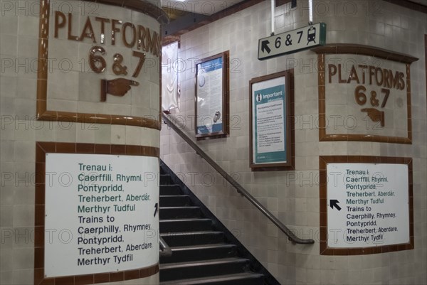 Cardiff train station, 2009. Creator: Ethel Davies.