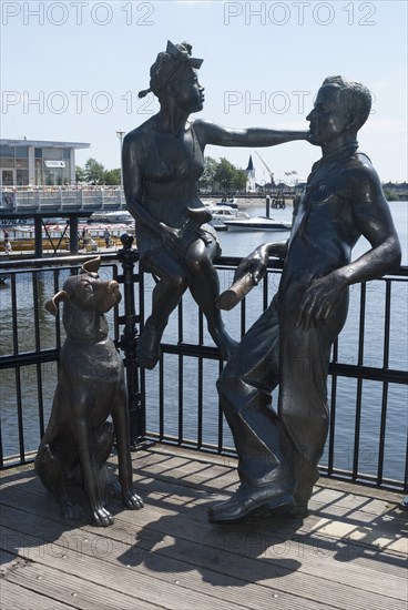 Cardiff, Mermaid Quay, 2009. Creator: Ethel Davies.