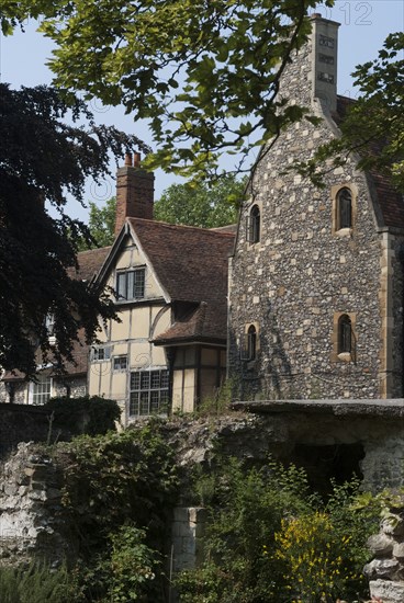 UK, Canterbury, King's College view, 2009. Creator: Ethel Davies.