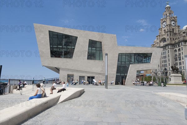 UK, Liverpool, New Mersey Ferry Terminal Bldg, 2009. Creator: Ethel Davies.