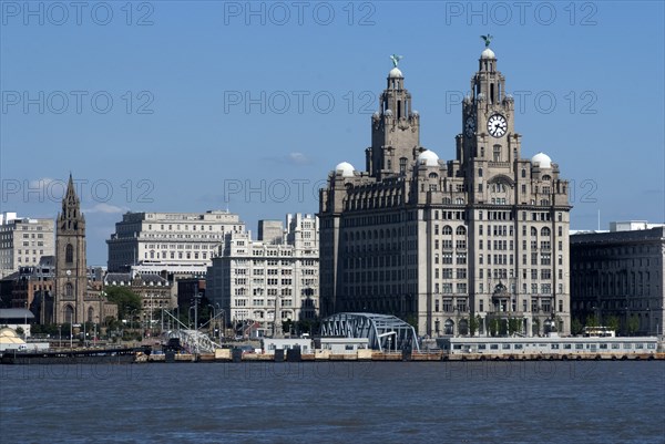 UK, Liverpool, Skyline, 2009. Creator: Ethel Davies.