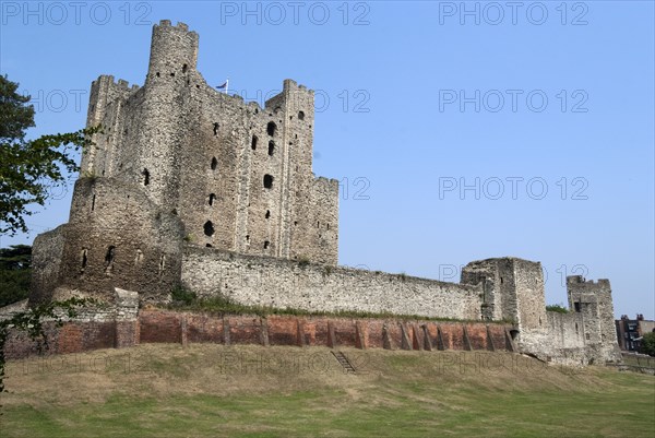 UK, Rochester, Rochester Castle, 2009. Creator: Ethel Davies.