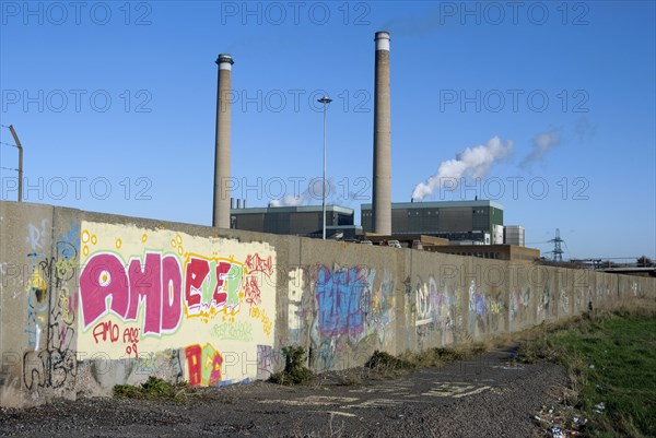 UK, Tilbury Power Station, 2009. Creator: Ethel Davies.