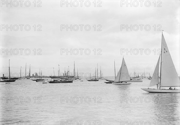 Cowes Roadstead, 1928. Creator: Kirk & Sons of Cowes.