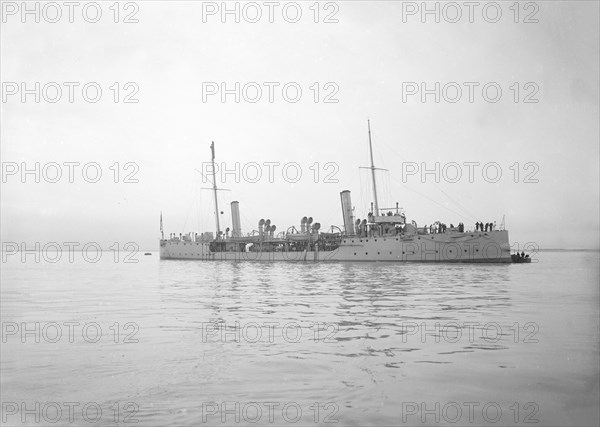 Spanish Gunboat, date unknown. Creator: Kirk & Sons of Cowes.